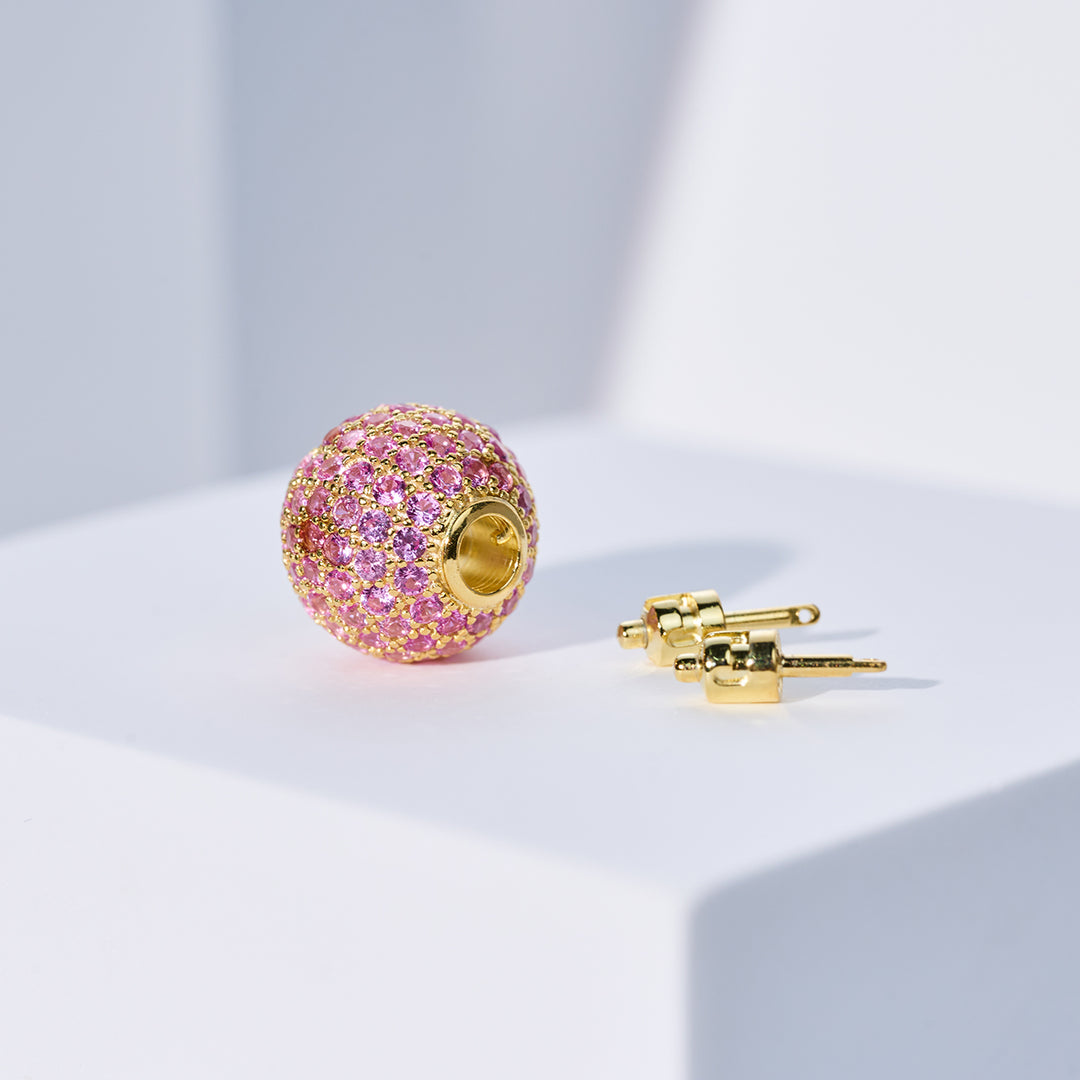 Interchangeable Sterling Silver Pearly Lustre Clasps WA00195