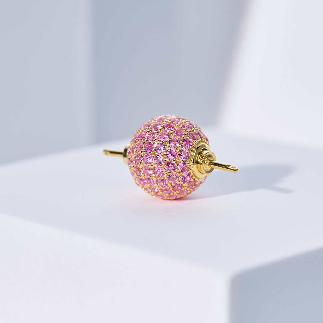 Interchangeable Sterling Silver Pearly Lustre Clasps WA00195