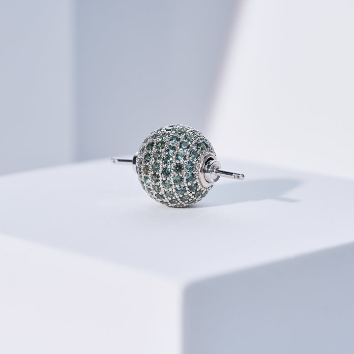 交換可能なスターリングシルバーのPearly Lustreクラスプ WA00198