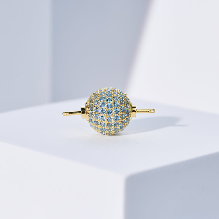 交換可能なスターリングシルバーのPearly Lustreクラスプ WA00199