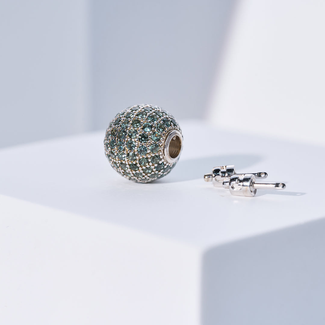 交換可能なスターリングシルバー Pearly Lustre クラスプ WA00200