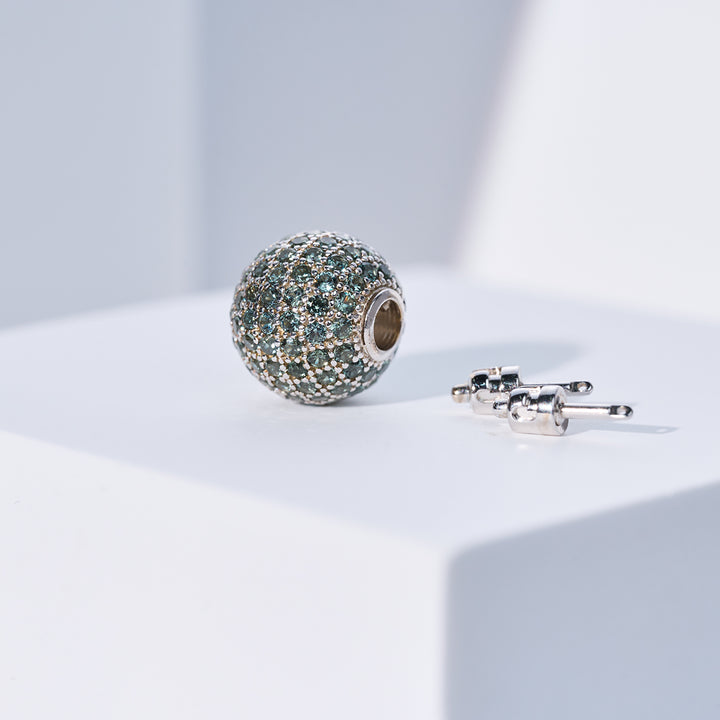 交換可能なスターリングシルバー Pearly Lustre クラスプ WA00200