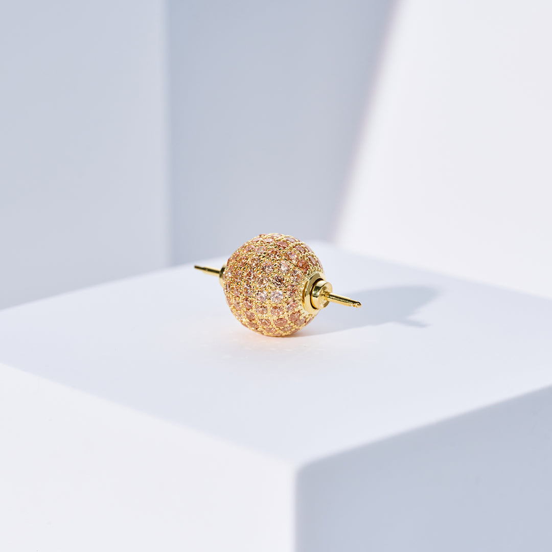 交換可能なスターリングシルバー Pearly Lustre クラスプ WA00201