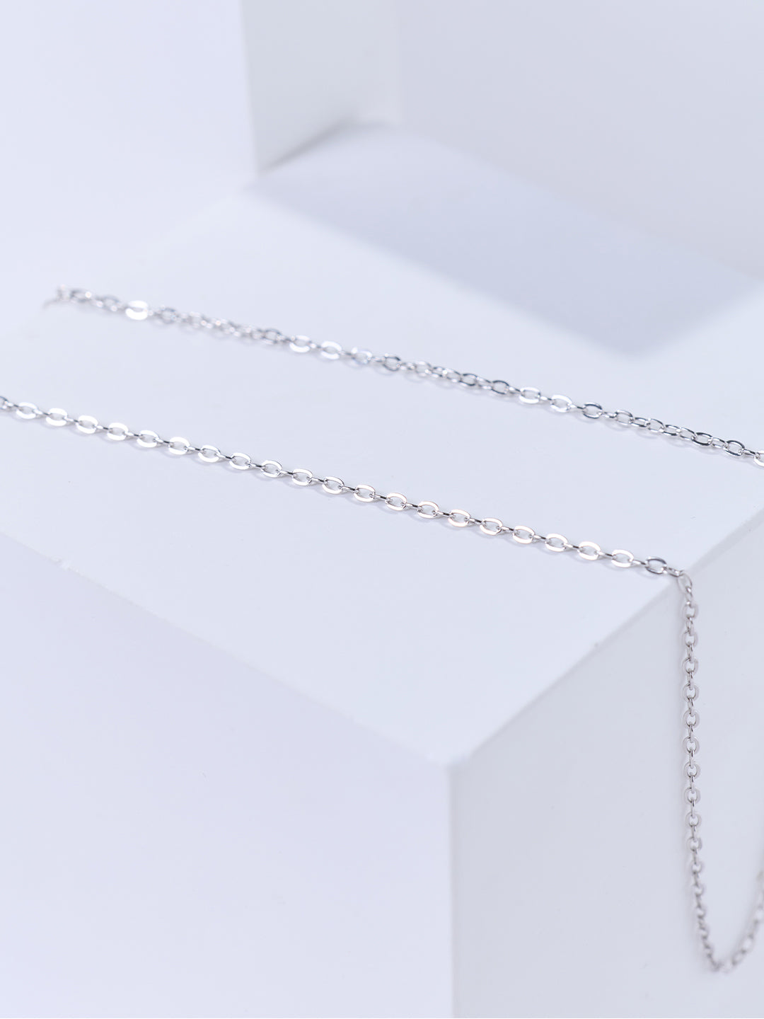 Sterling Silver O Chain Necklace WA00236