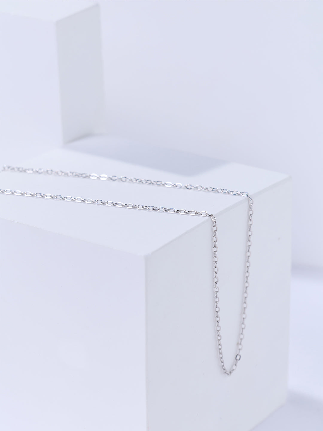 Sterling Silver O Chain Necklace WA00236
