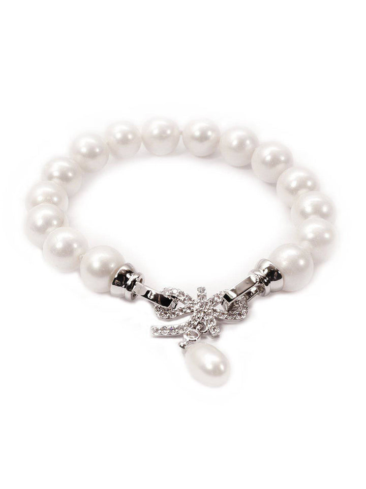 エレガントな淡水パールブレスレット WB00004