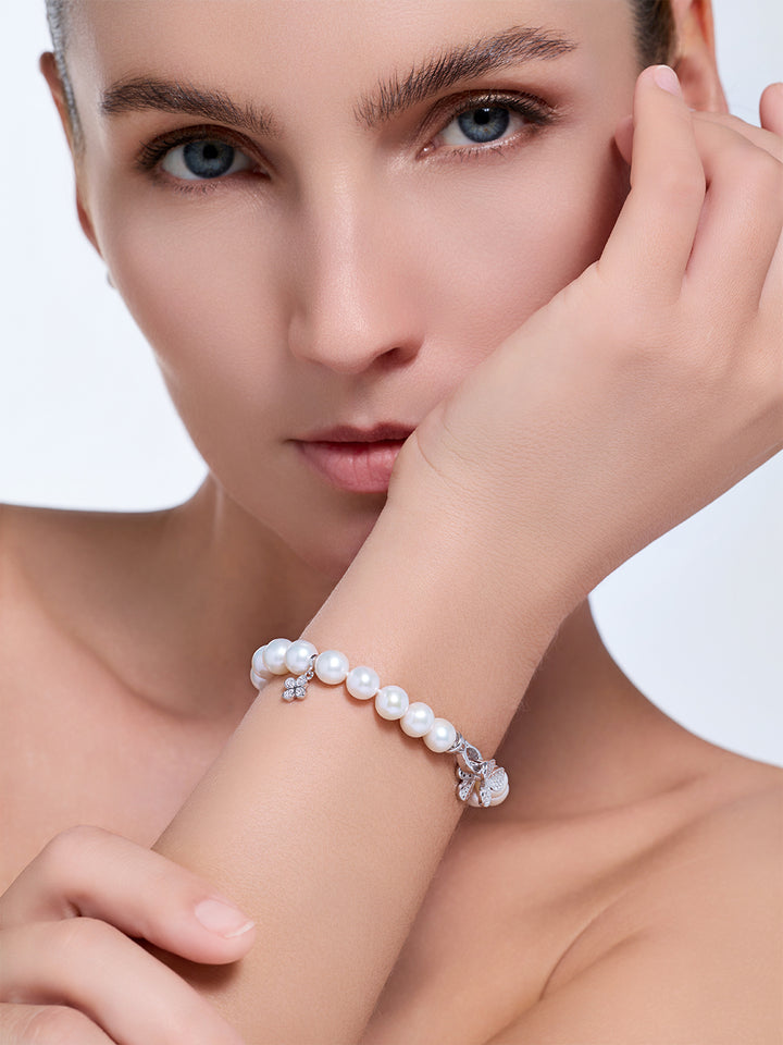 Bracelet élégant en perles d&