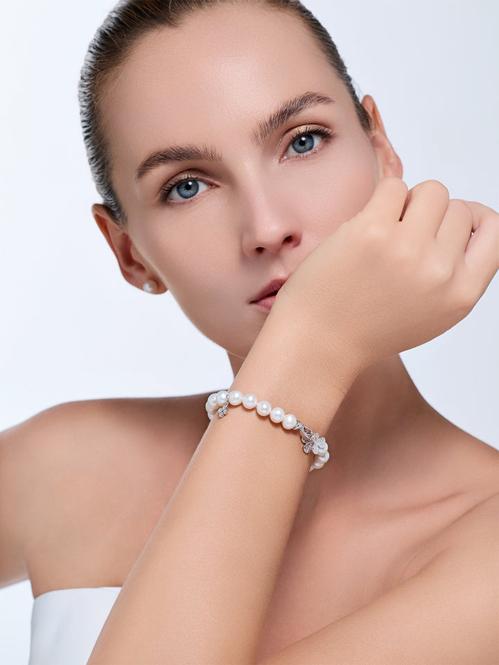 Bracelet élégant en perles d&