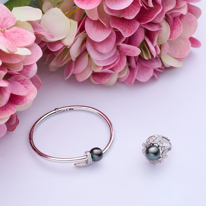 Elegant Tahitian Pearl Bracelet WB00015