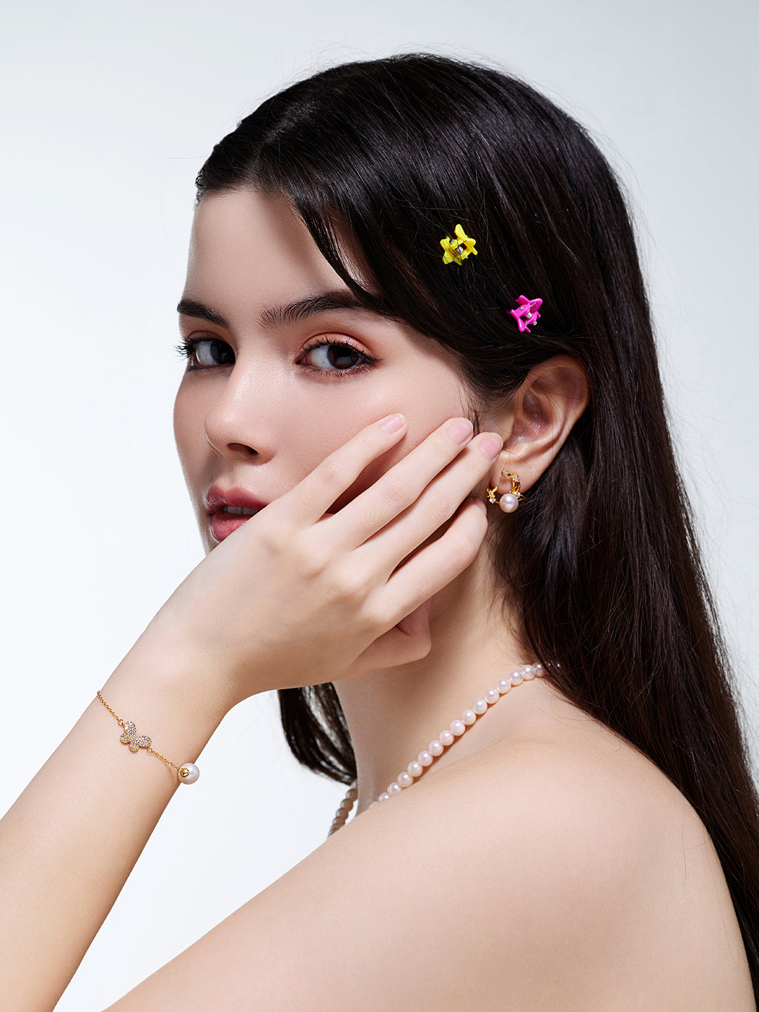 淡水パールブレスレット WB00033 | BUTTERFLY