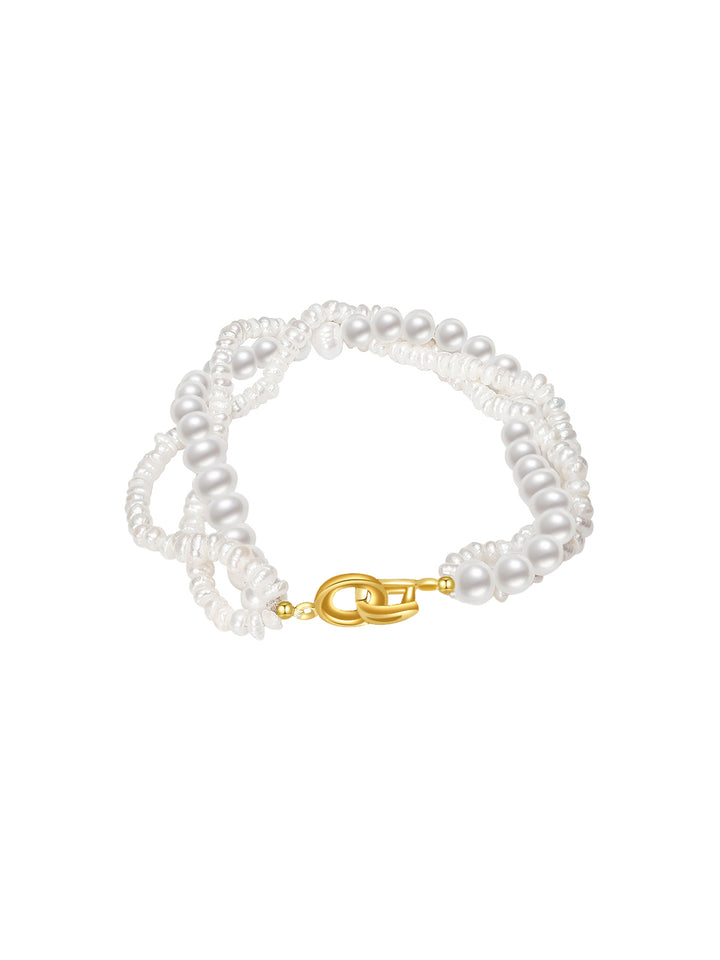 Gelang Mutiara Air Tawar yang Elegan WB00079