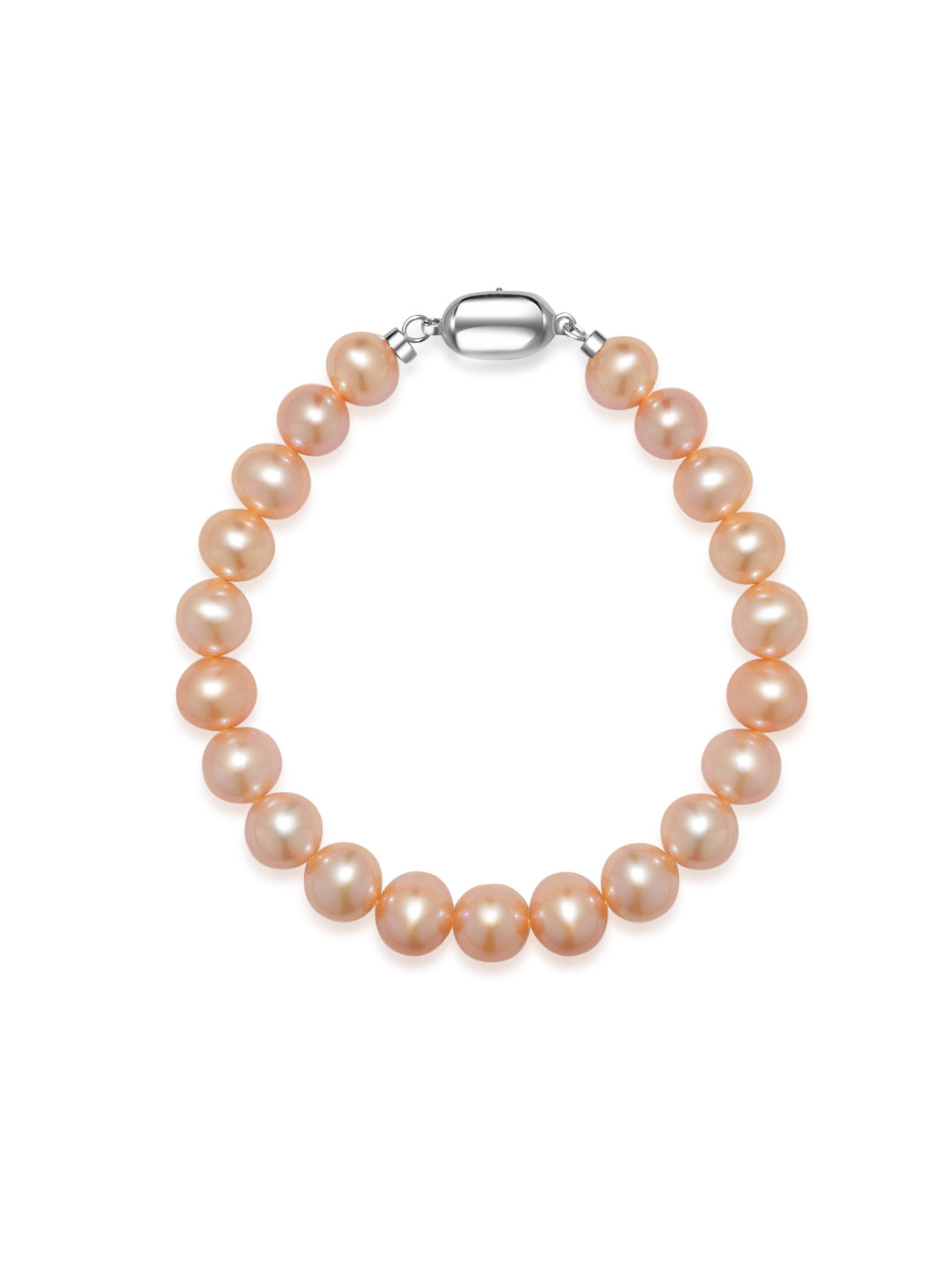 Gelang Mutiara Air Tawar Merah Jambu Anggun WB00170