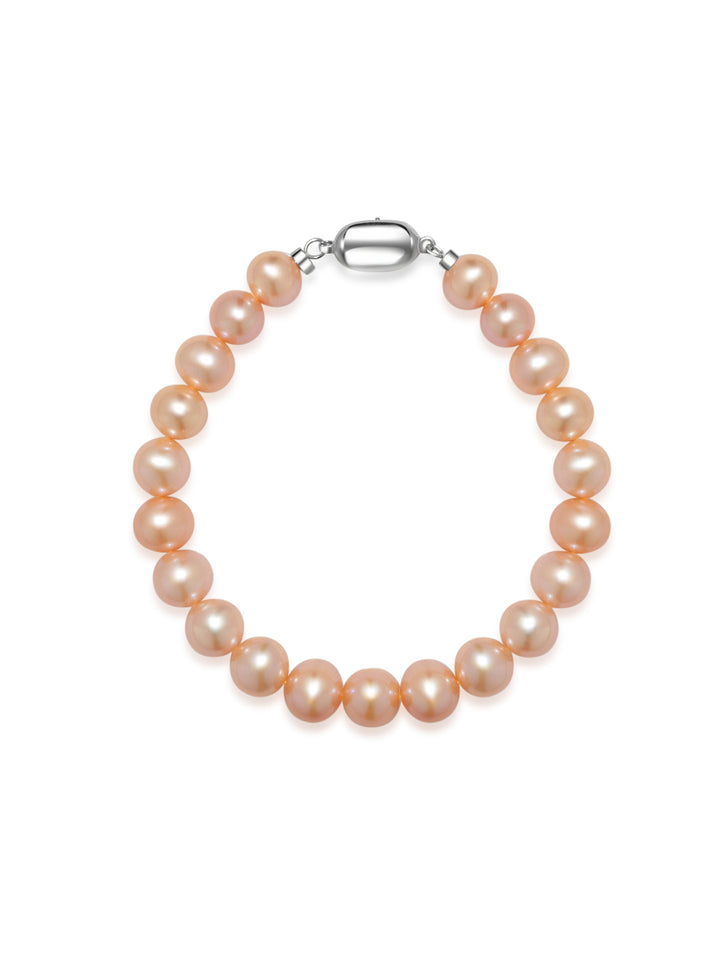 Top Luster Rosa Süßwasserperlen-Armband WB00171