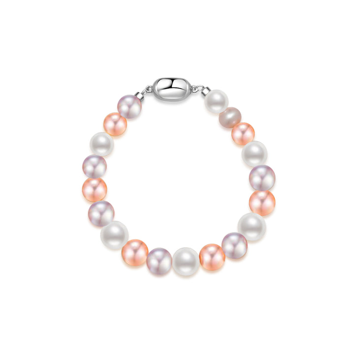 Excellent Lustre Candy Freshwater Pearl Bracelet WB00174 - PEARLY LUSTRE