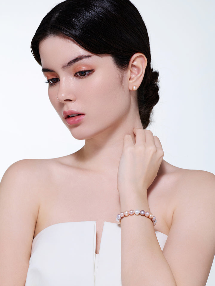 Bracciale Elegante Candy con Perle d'Acqua Dolce WB00174