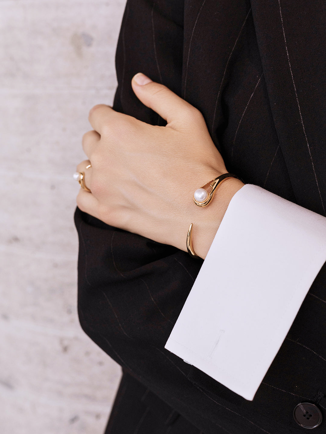 Pulsera de perlas de agua dulce de grado superior WB00182 | LÍQUIDO
