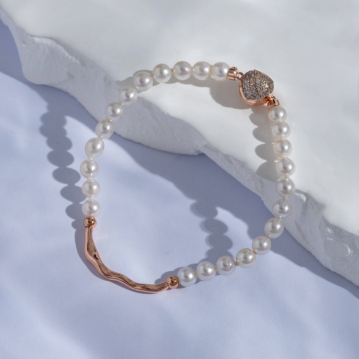 Freshwater Pearl Jewelry Set WS00106 | FLUID - PEARLY LUSTRE