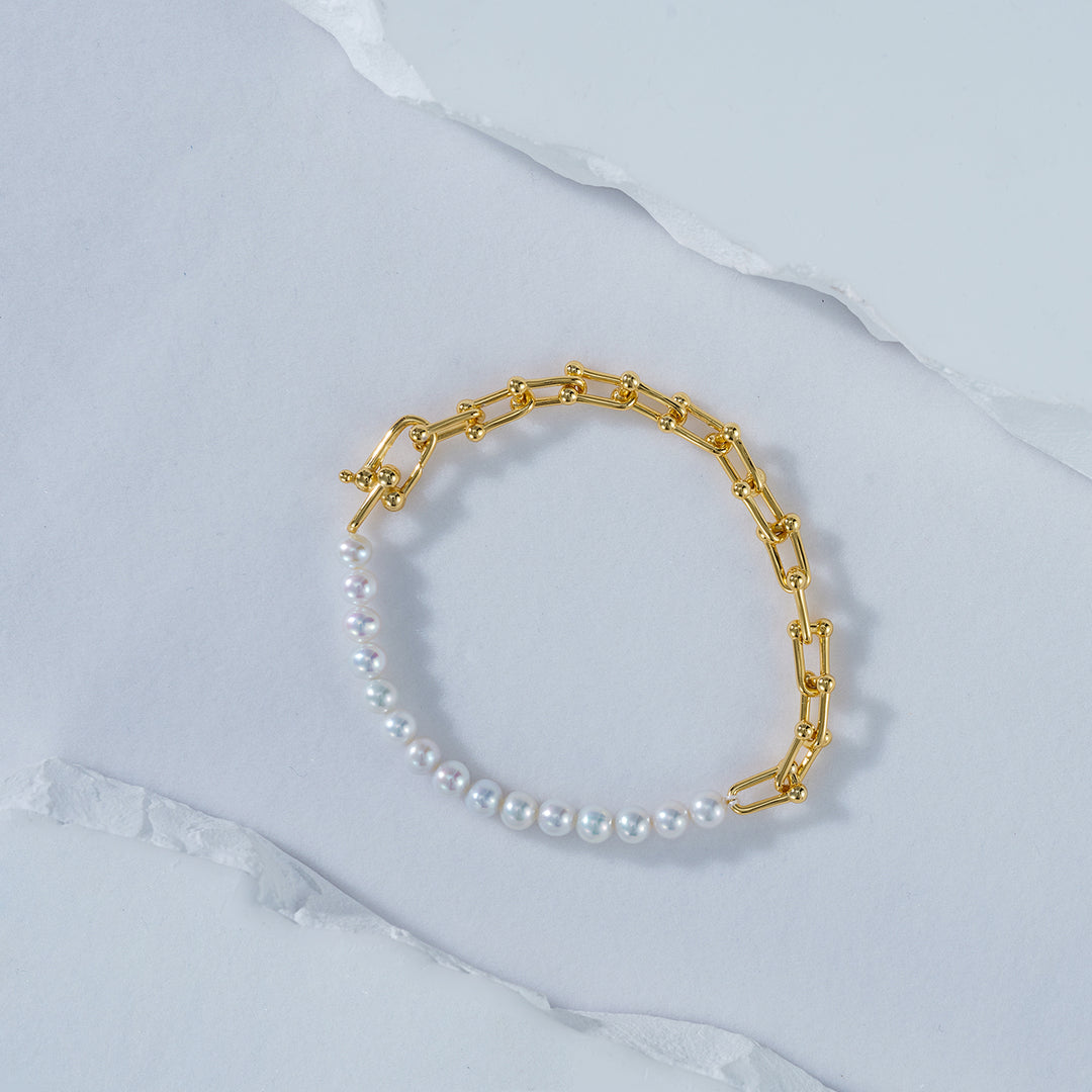 Freshwater Pearl Bracelet WB00200 - PEARLY LUSTRE