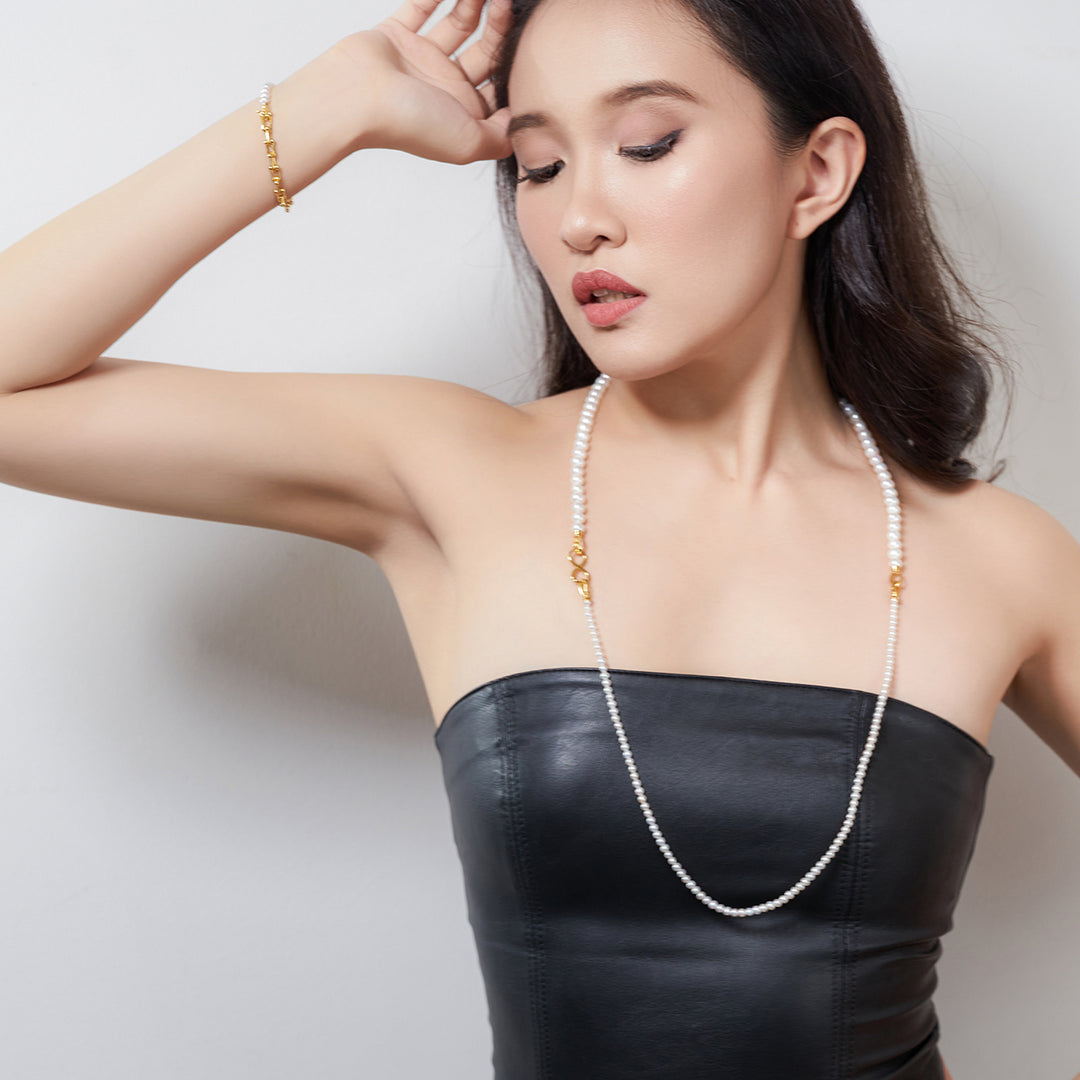 Freshwater Pearl Bracelet WB00200 - PEARLY LUSTRE