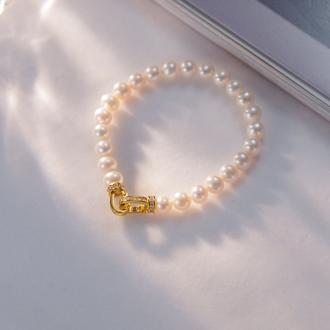 Freshwater Pearl Bracelet WB00211 - PEARLY LUSTRE