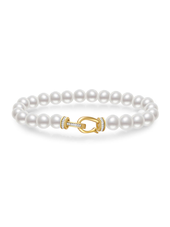 Top Luster Süßwasserperlen-Armband WB00211