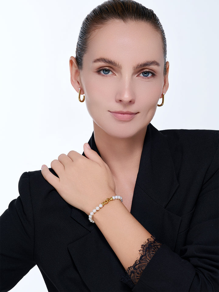 Pulsera de perlas de agua dulce Top Lustre WB00213