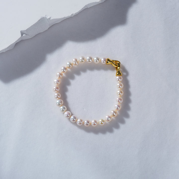 Top Lustre Freshwater Pearl Bracelet WB00213 - PEARLY LUSTRE