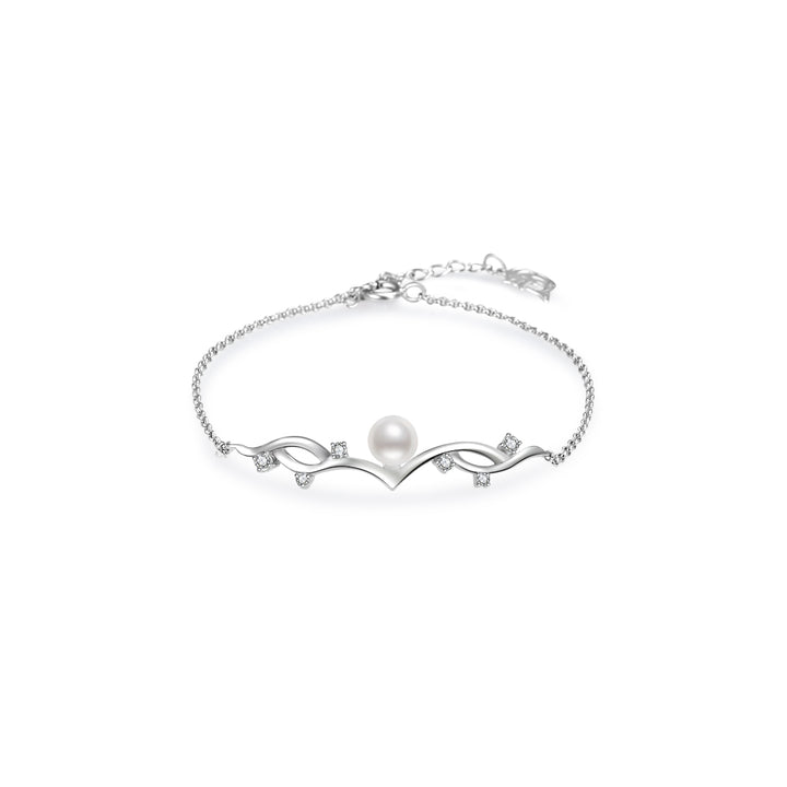 Top Grading Freshwater Pearl Bracelet WB00214 | STARRY - PEARLY LUSTRE