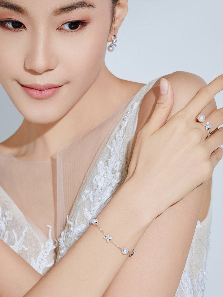 Anello di perle d&