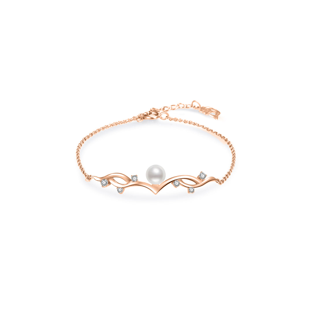 Top Grade Freshwater Pearl Bracelet WB00216 | STARRY - PEARLY LUSTRE