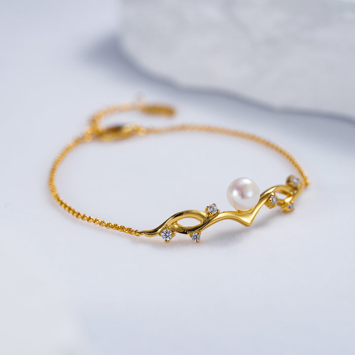 Top Grade Freshwater Pearl Bracelet WB00219 | STARRY - PEARLY LUSTRE