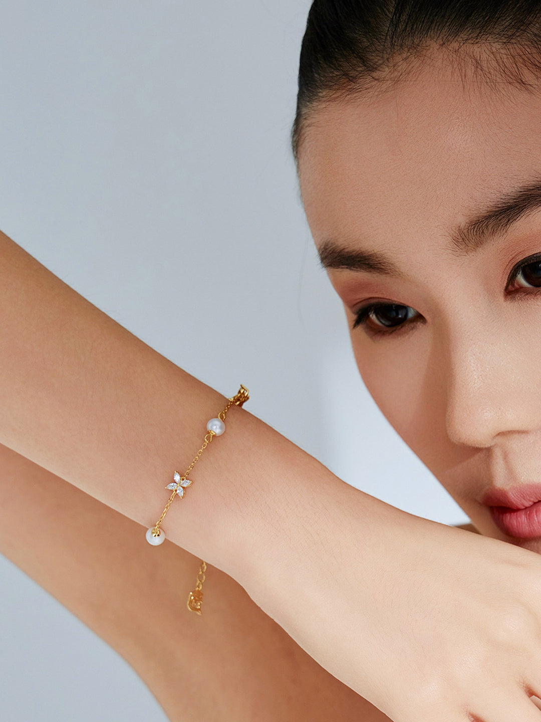 Gelang Mutiara Air Tawar Gred Tertinggi WB00222| EVERLEAF