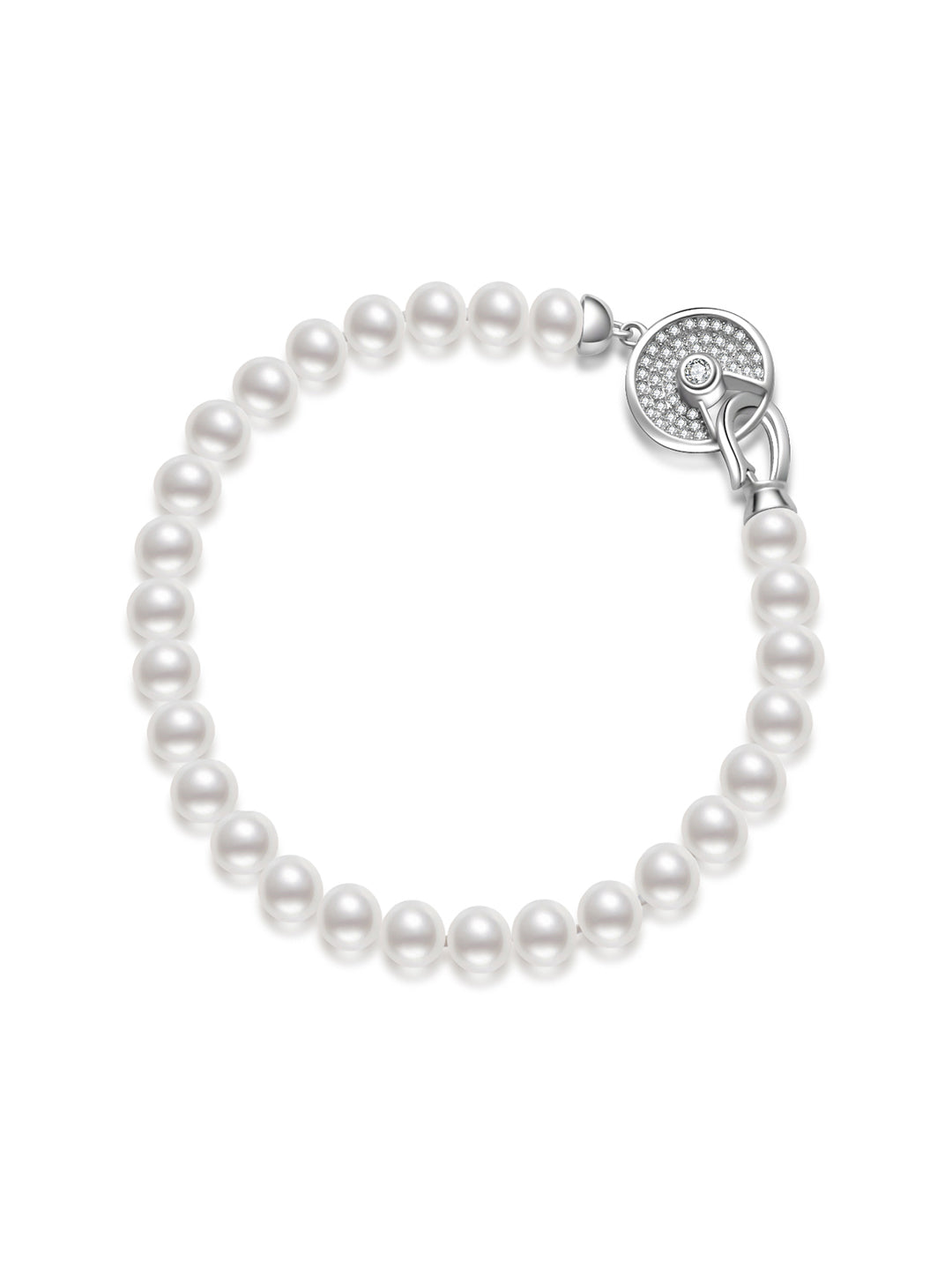 Bracciale con perle d&