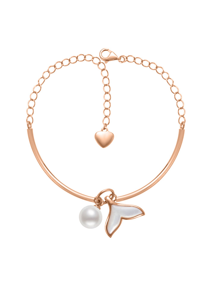 Top Glanz Süßwasserperlen Armband WB00227 | PERLMUTT