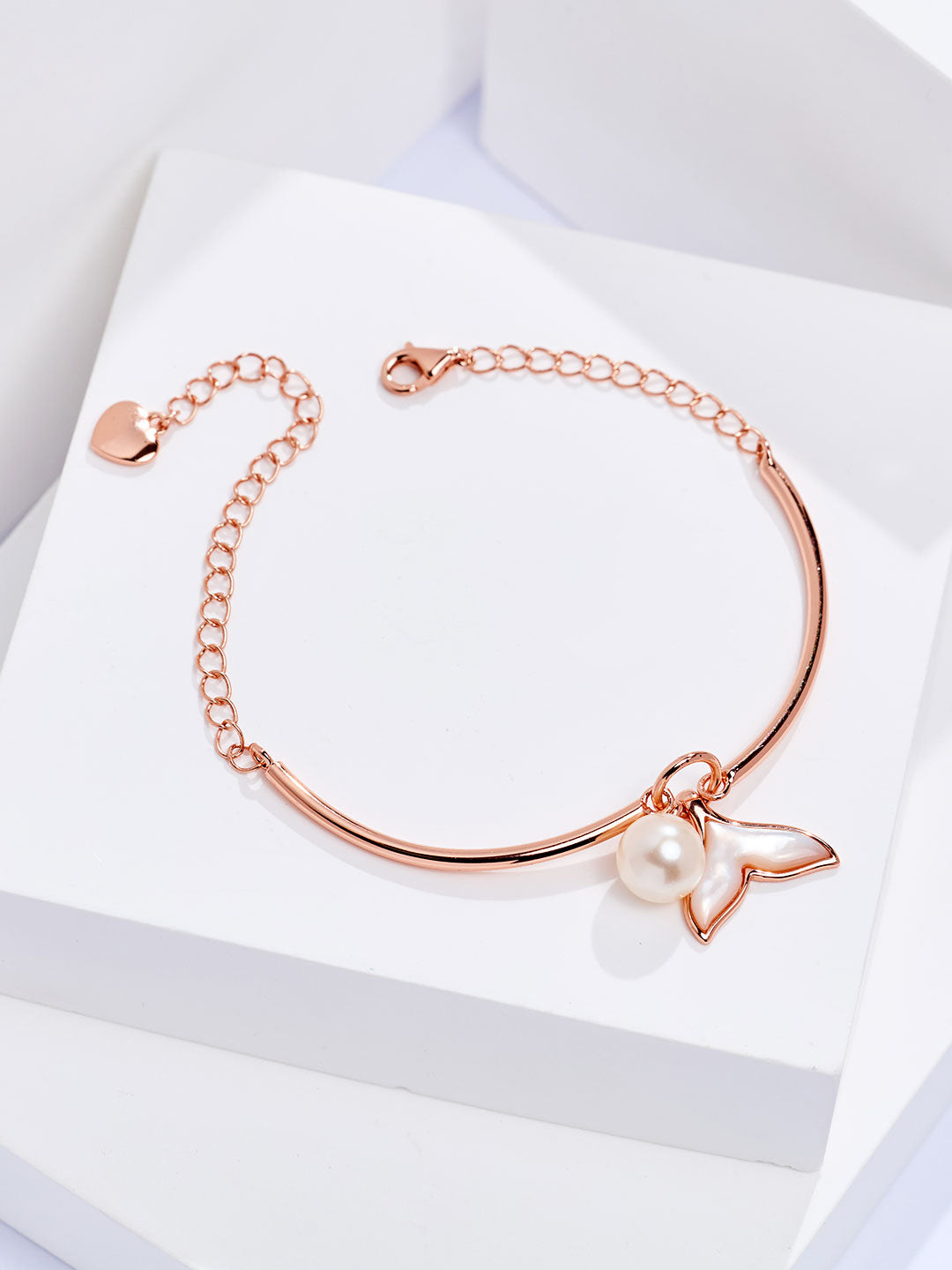 Top Glanz Süßwasserperlen Armband WB00227 | PERLMUTT