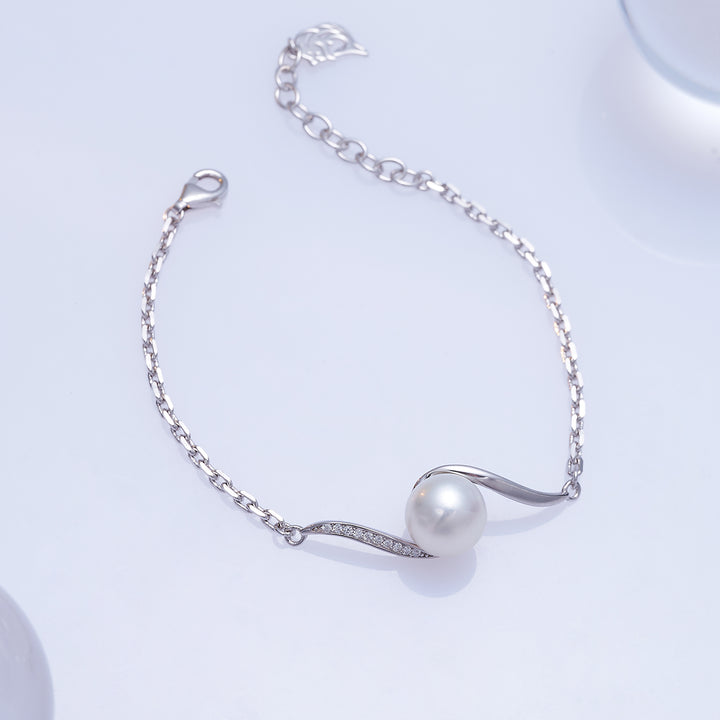 Bracelets de perles d'eau douce de qualité supérieure WB00229 | Collection S