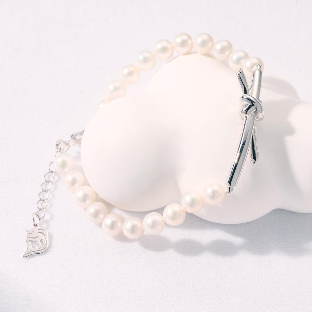 Top Lustre Freshwater Pearl Bracelet WB00236 | X Collection