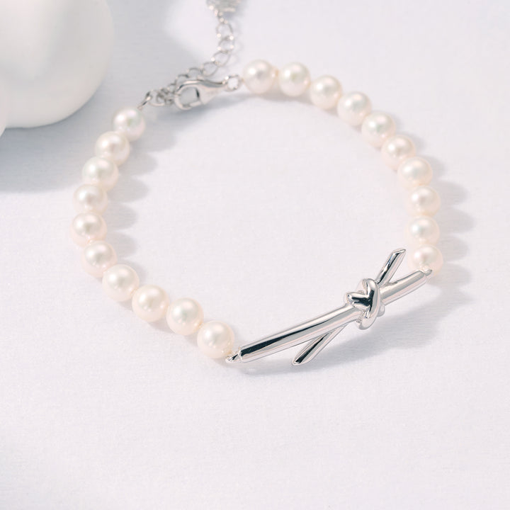 Top Lustre Freshwater Pearl Bracelet WB00236 | X Collection