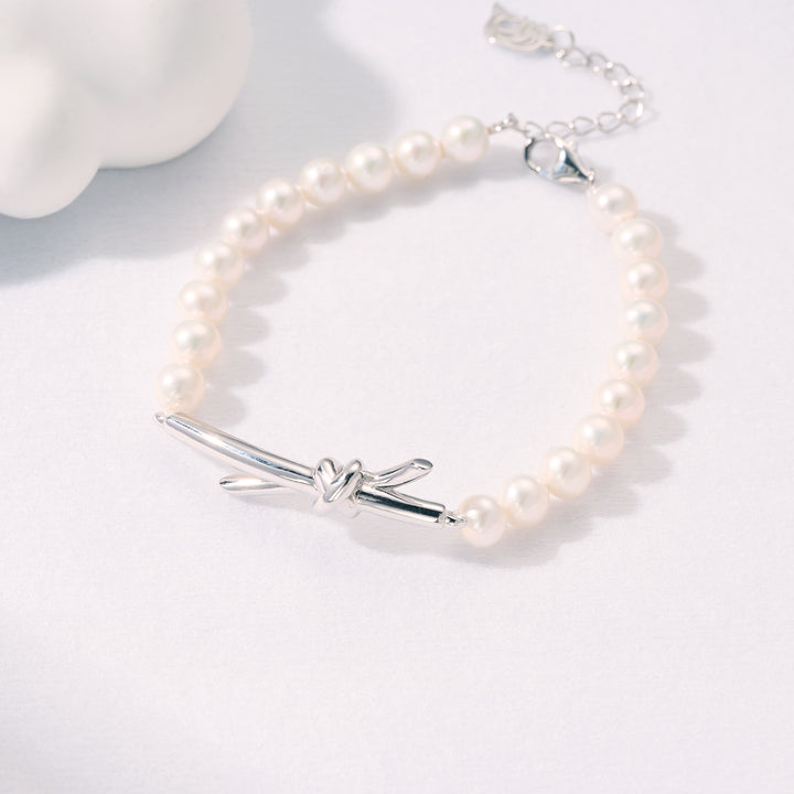 Bracelet de perles d'eau douce Top Lustre WB00236 | Collection X