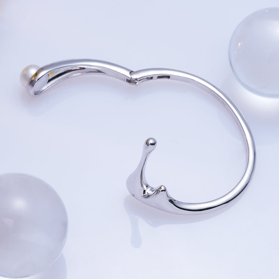 Bracciale con perle d'acqua dolce di prima qualità WB00244 | FLUIDO