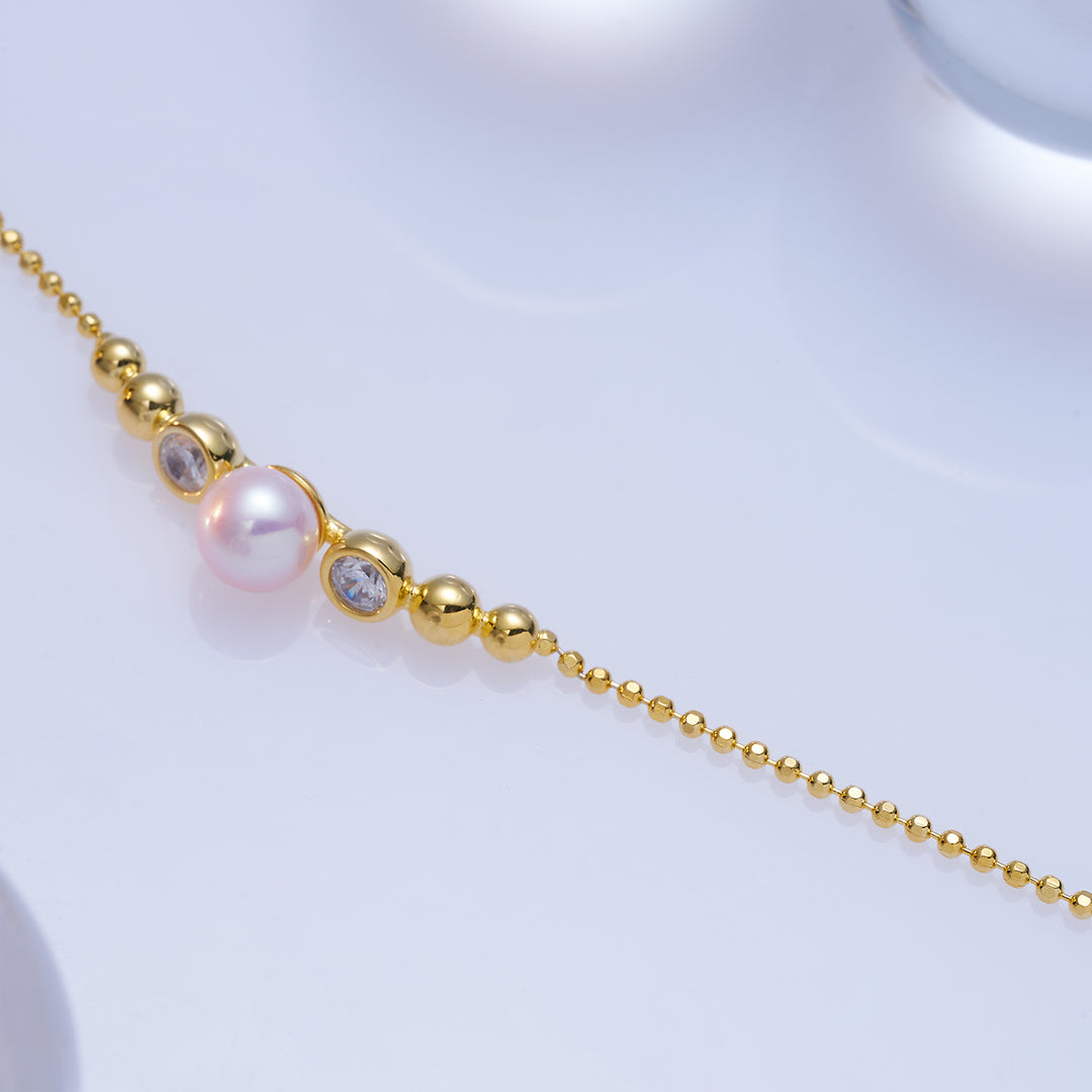 Bracelet de perles d'eau douce de qualité supérieure WB00245| BULLE
