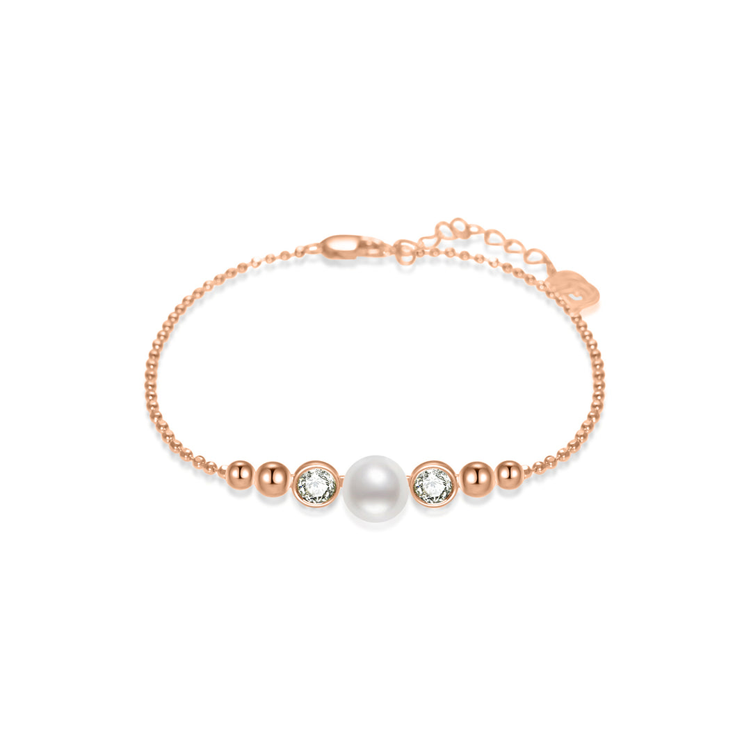 Top Grade Freshwater Pearl Bracelet WB00249| BUBBLE - PEARLY LUSTRE