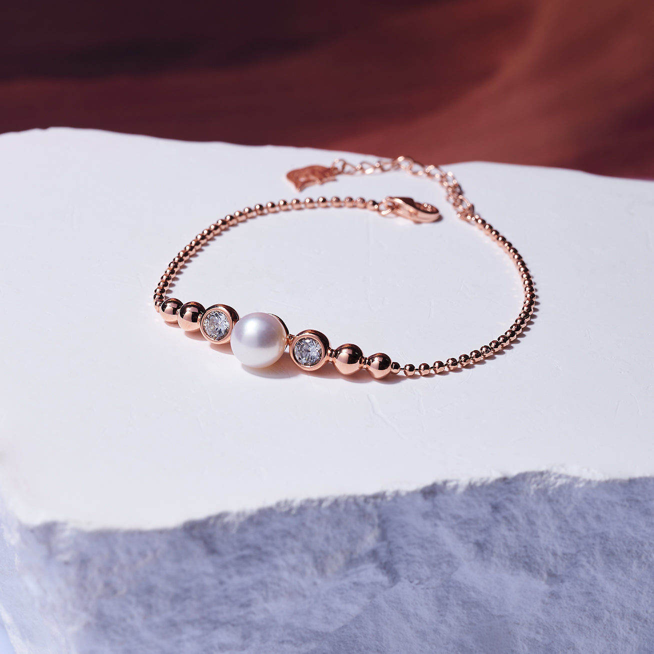 Top Grade Freshwater Pearl Bracelet WB00249| BUBBLE - PEARLY LUSTRE
