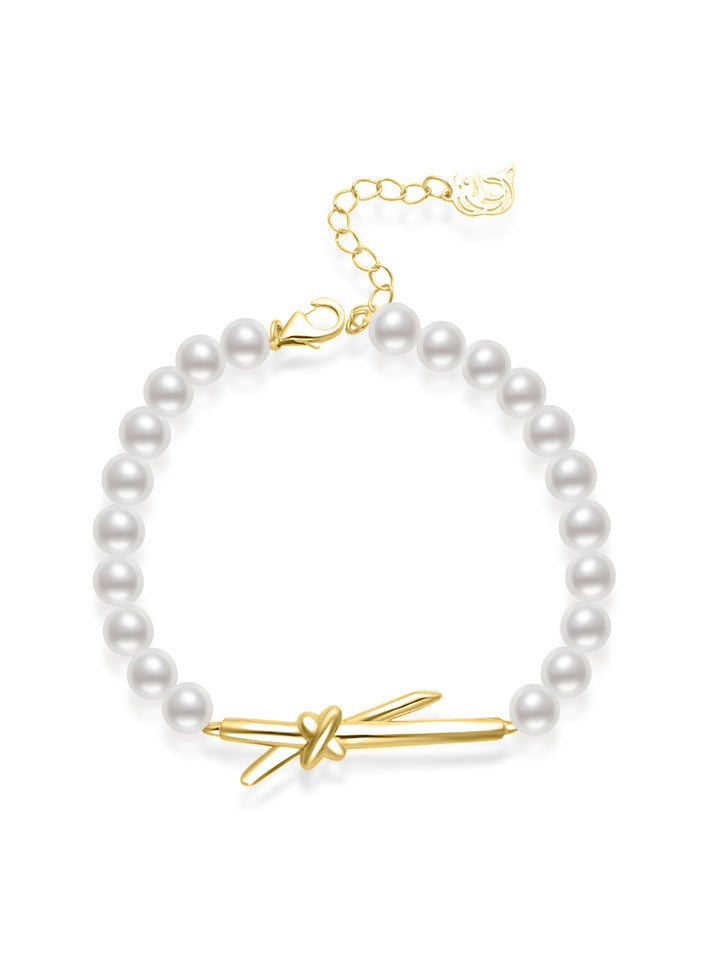 Gelang Mutiara Air Tawar Kilauan Tertinggi WB00253 | Koleksi X