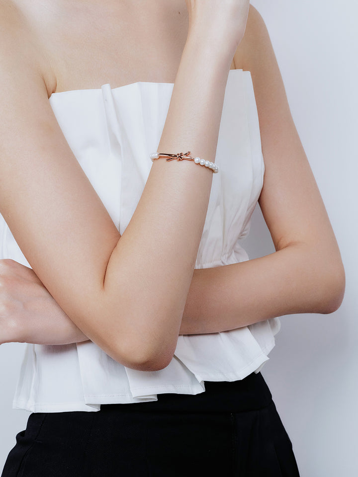 Pulsera de perlas de agua dulce Top Lustre WB00254 | Colección X