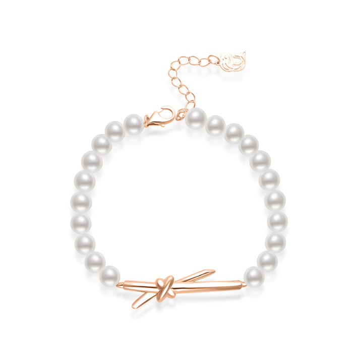 Bracciale con perle d'acqua dolce dalla lucentezza superiore WB00254 | Collezione X