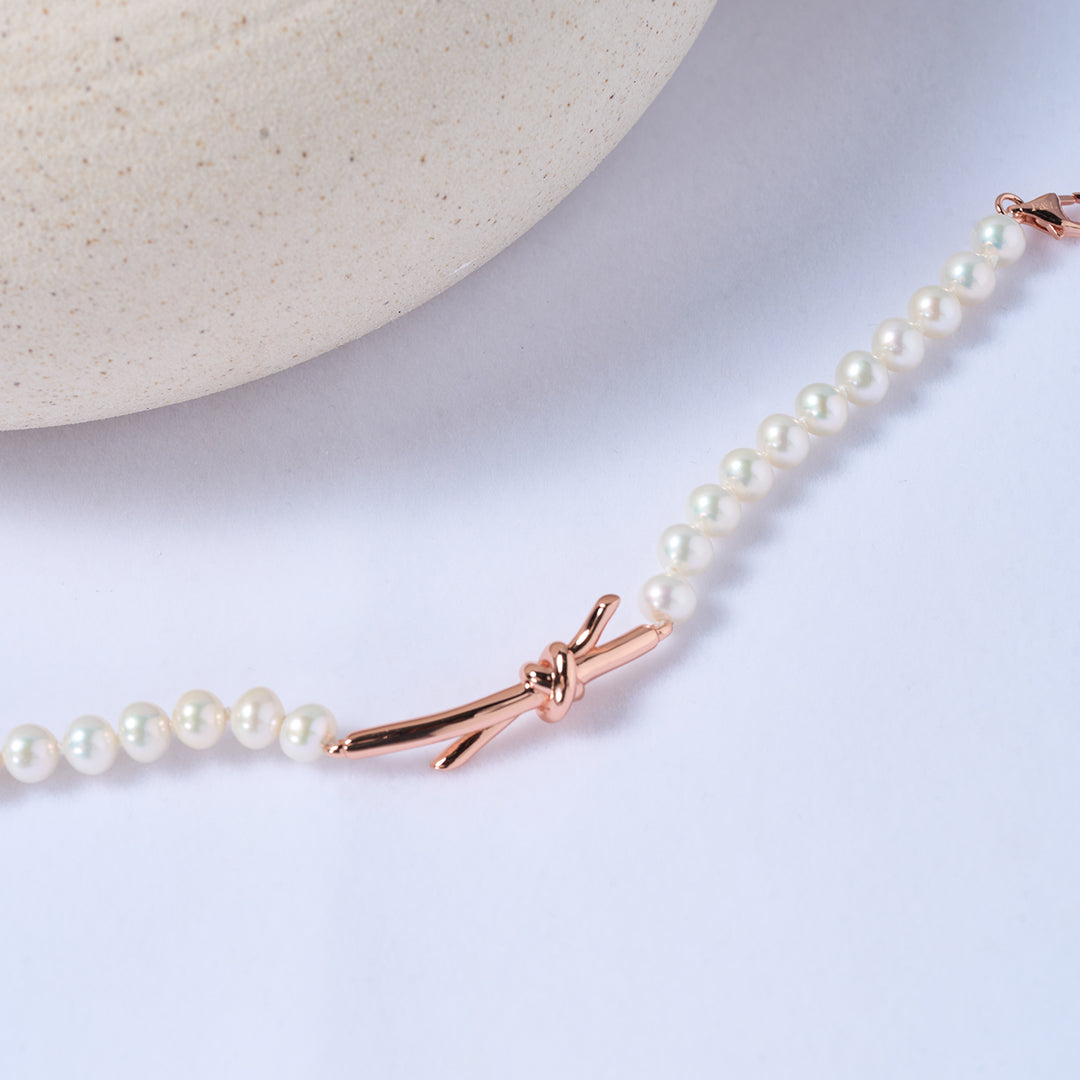 Top Lustre Freshwater Pearl Bracelet WB00254 | X Collection - PEARLY LUSTRE
