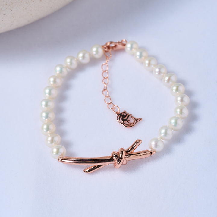 Bracciale con perle d'acqua dolce dalla lucentezza superiore WB00254 | Collezione X