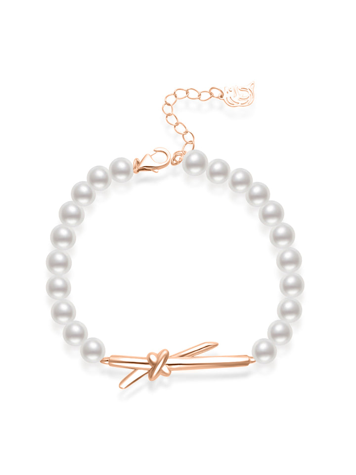 Top Luster Süßwasserperlen-Armband WB00254 | X-Kollektion