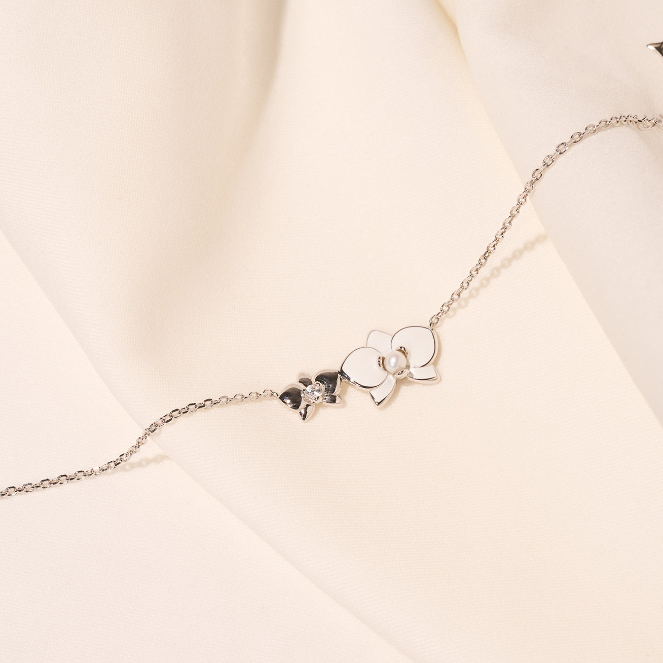 Top Grade Freshwater Pearl Bracelet WB00256 | ORCHID - PEARLY LUSTRE